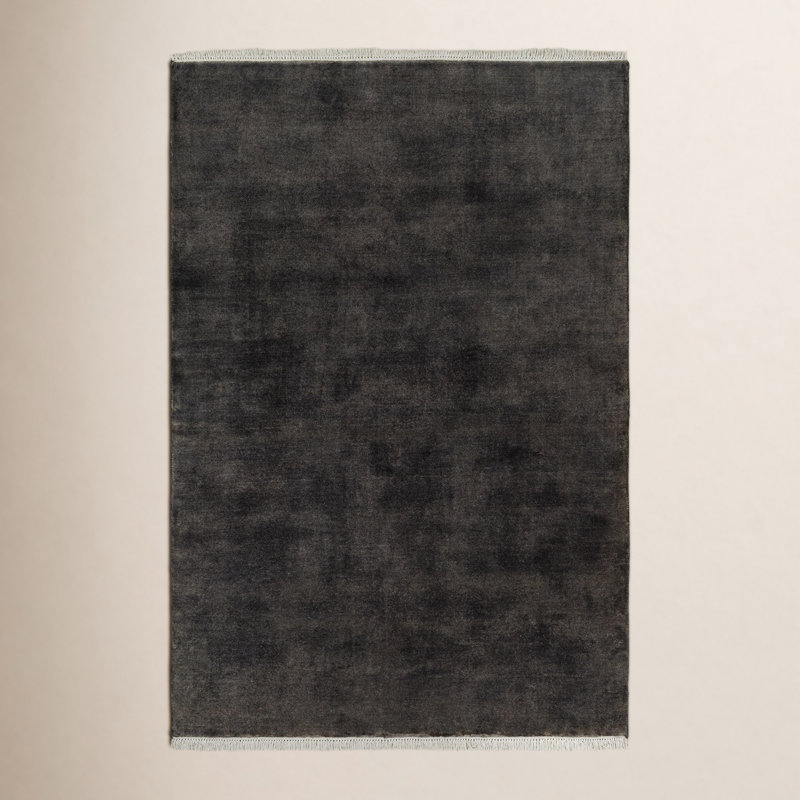 Clio Hand-Loomed Stain Resistant Wool Area Rug, Rectangle 4' x 6'