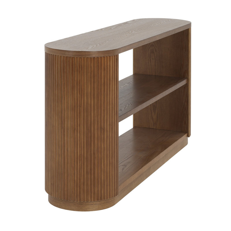 Modern Entryway Console Table, Brown