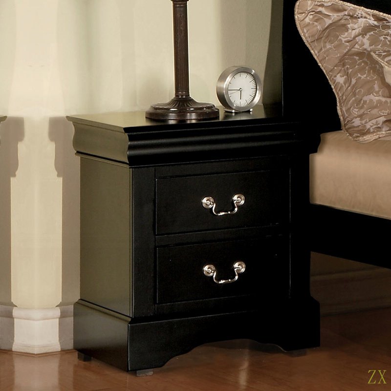 Table de chevet traditionnelle en bois 1pc