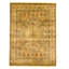 Hand Knotted Wool Area Rug in Cream
