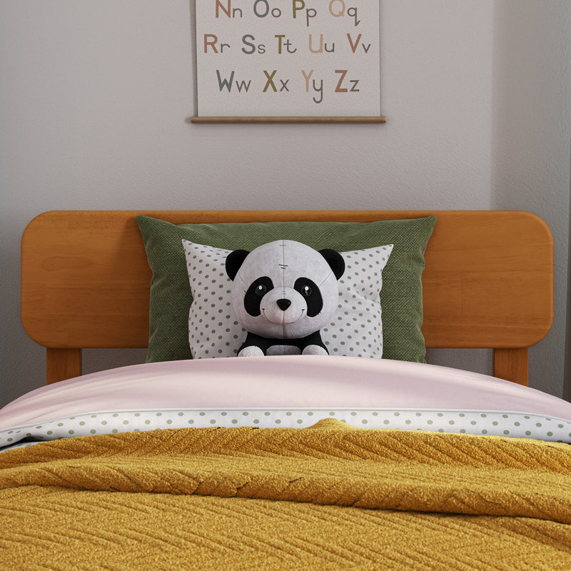 Brianna Solid Wood Headboard, Twin, Light Toffee