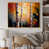 Gold Floater Framed