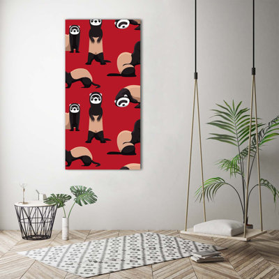 Ferrets - Wrapped Canvas Print