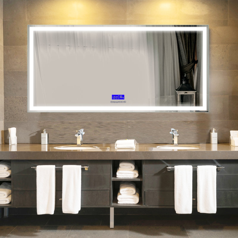 Miroir de salle de bain Kagome, 35 po x 76 po