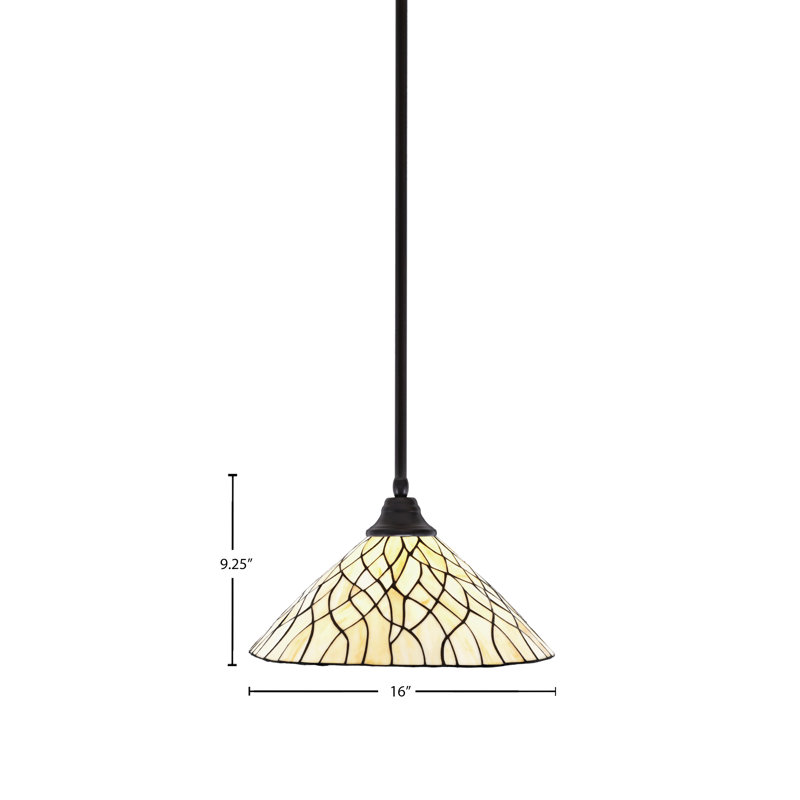 Luminaire suspendu suspendu Edge, Espresso