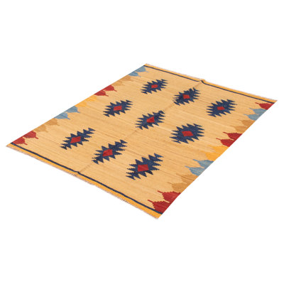 Kilim kaki Brantleigh 5 pi 3 po x 6 pi 2 po