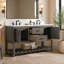 Ensemble de meuble-lavabo double 54 po Radstock-1822019458
