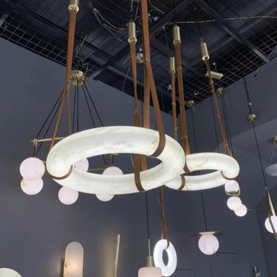 Grubb 3 - Light White Geometric Pendant