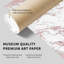 Impression abstraite abstraite moderne sur fond or rose-1570653708