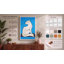 Arctic Fox Seated Mid-Century - Print-136808511-136808512