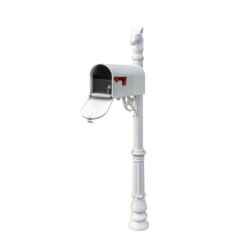 Aluminum Post Mounted Mailbox