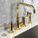 Concord Centerset Double Handle Kitchen Faucet with Side Spray