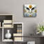 «Snowy White Owl» par Tanya Mavric, art mural en verre acrylique-902140066