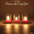 2.6'' H Glass Tabletop Tealight Holder