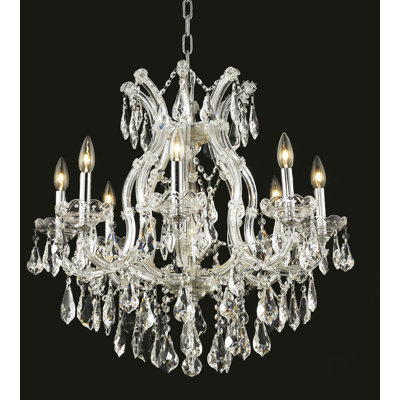 Lustre classique à 9 lumières de style bougie Stockard