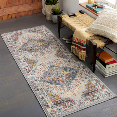 Claudia Flatiron Oriental Gray Area Rug