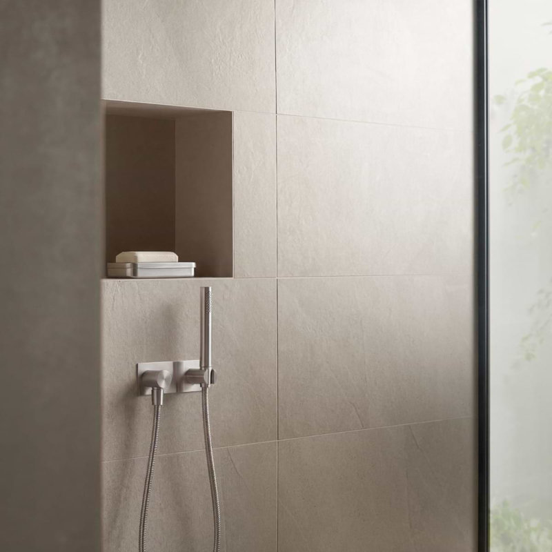 Fordham 12x12 Matte Porcelain Stone Look Floor and Wall Tile, White