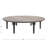 Treynor Oversized Round Mango Wood Coffee Table