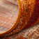 Tapis abstrait terre cuite Alair
