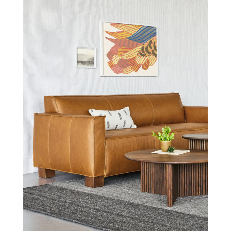 Cabot Sofa, Tucson Char Leather
