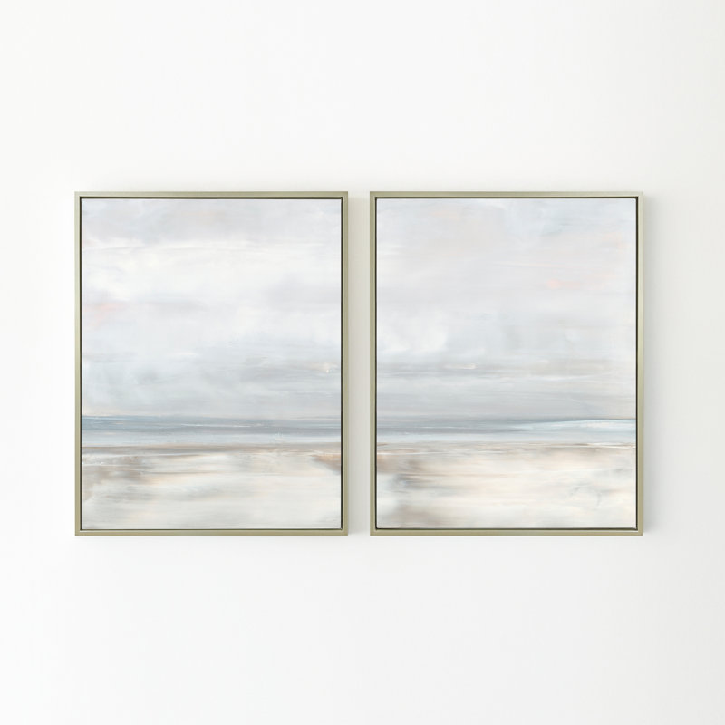 "Simpatico" par Carol Benson-Cobb 2 pièces, H 49,5 po x l 75 po, Or