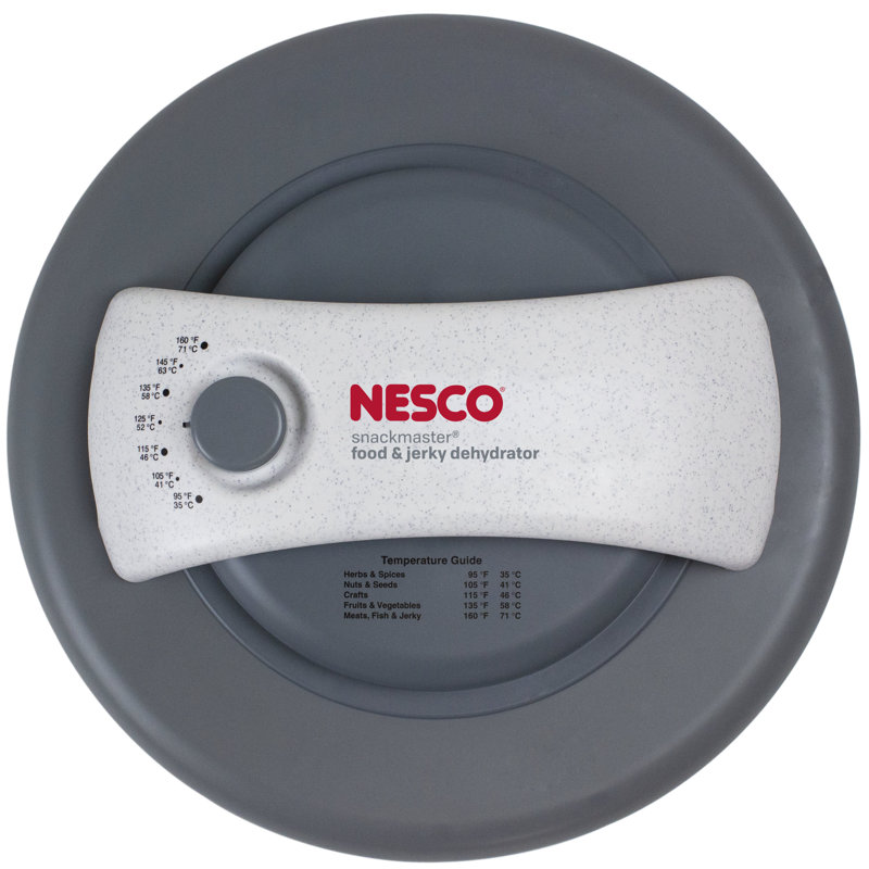 Nesco Snackmaster 4-Tray Gray and White Food Dehydrator