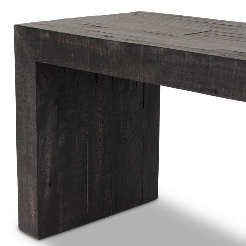 Ruskin Solid Wood Dining Bench, 18" H x 58" W x 15" D, Brown