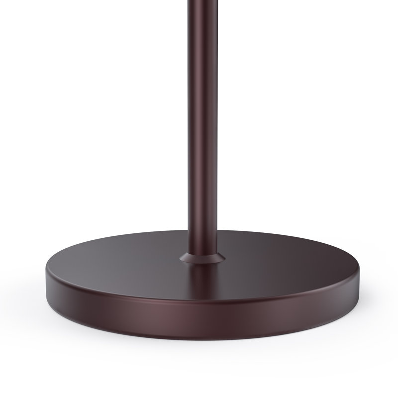 Tanieka 68.7" LED Standing Task/Reading Floor Lamp with Remote Control for Living Room and Bedroom, Brown
