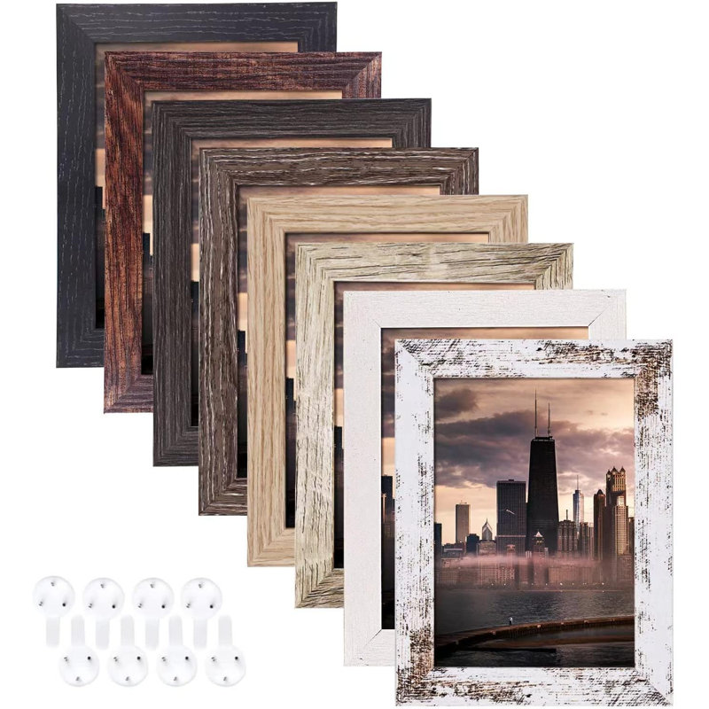 4x6 Picture Frames Set Of 8