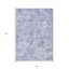 Tapis extérieur lavable géométrique bleu ciel et ivoire 5 pi x 8 pi