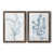 Toile avec cadre en noyer