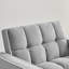 Canapé convertible innovant en velours de style moderne