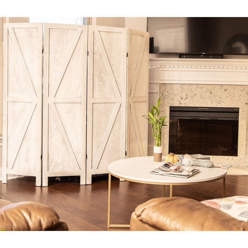Cloison H 67 po Jaddo, Blanc, 4, H 67 po x l 72 po x P 2 po