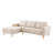 2-Piece 84" Upholstered L Shape Sectional Sofa-2121807422