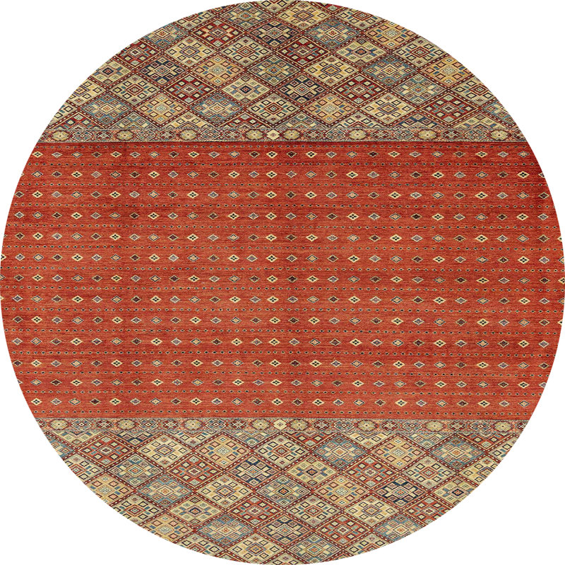 Abstract Indoor Rug, Round 3'