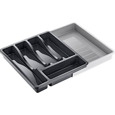 Plastic Rectangle Flatware Caddy