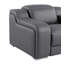 Fauteuil inclinable électrique en cuir fleur italien Divanitalia-349397929