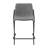 Upholstered Counter Stool with Metal Frame-1946632723