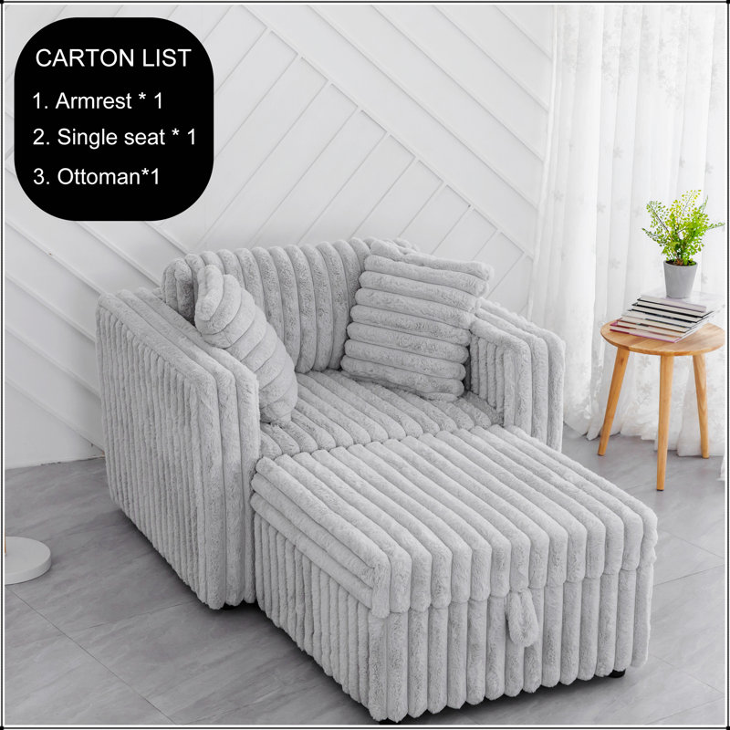 Canapé simple modulaire doux avec rangement à levage hydraulique, élégant et confortable pour toute pièce