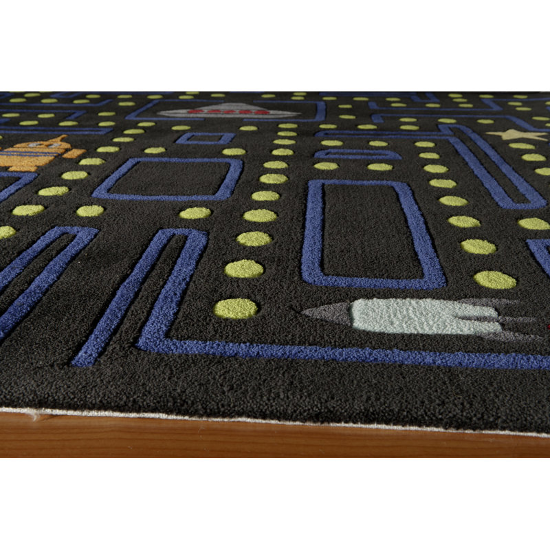 Damore Hand Woven Polyester Rug, Rectangle 3' x 5'