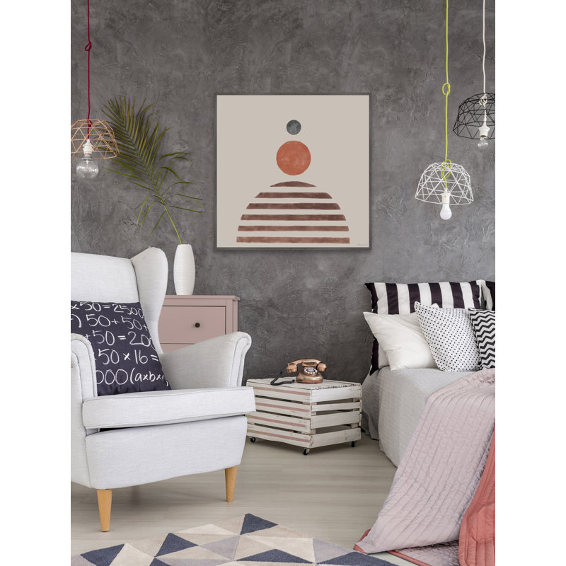 Full Moon Rising - Painting on Canvas, 51cm H x 51cm W x 3.81cm D
