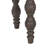 Braydan 60" Solid Wood Console Table with Hand-Turned Legs – Coffee Brown-1631761633