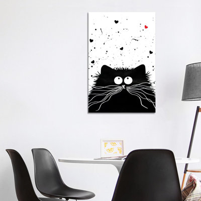 Félin affectueux par Kim Haskins-impression d’art graphique