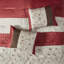 Elegant 7 Piece Comforter Set With Embroidered Floral Details And Hypoallergenic Polyester Filling, For Queen Beds-119068599-119068601