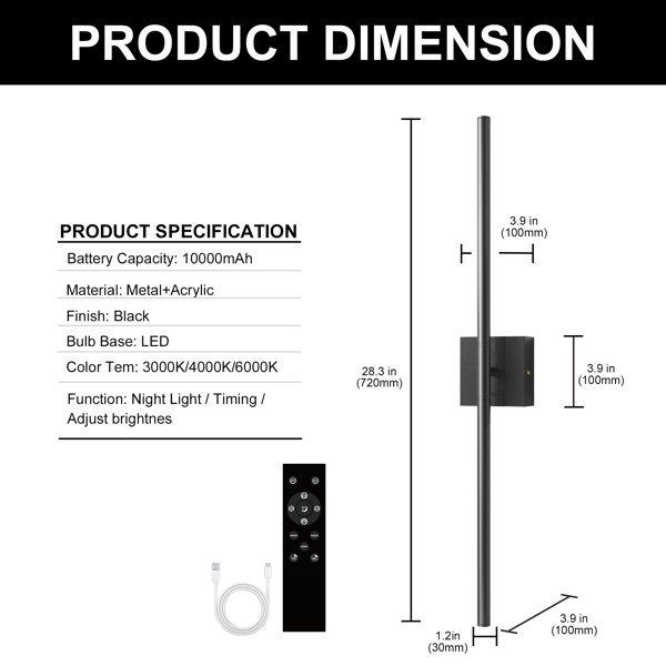 Dimensions du produit
