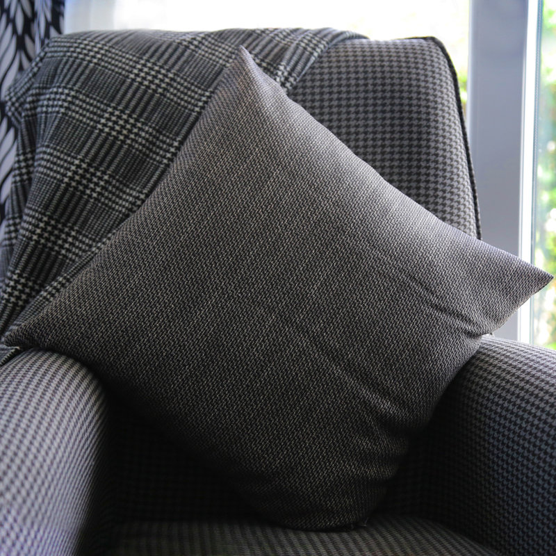 Coussin intérieur / extérieur Calyce, Gris foncé