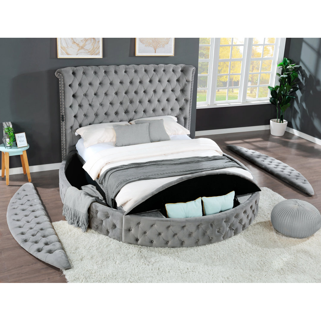 Taner Upholstered Storage Bed Rosdorf Park 