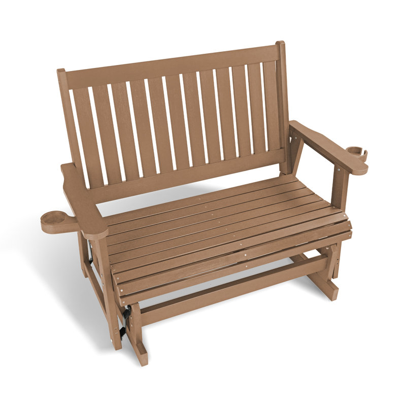 Fauteuil oscillant d'extérieur Ruvimbo, Tan
