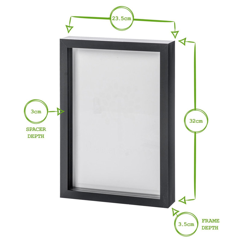 Plastic Box Frame in Grey