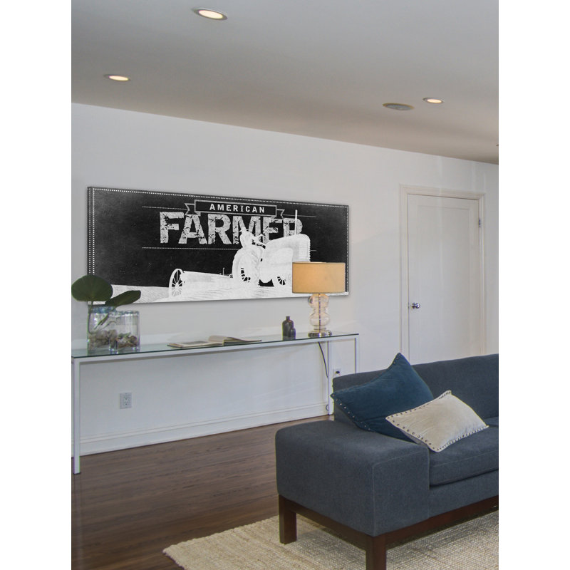 American Farmer - Wrapped Canvas Print, 51 cm H x 152 cm W x 3.81 cm D